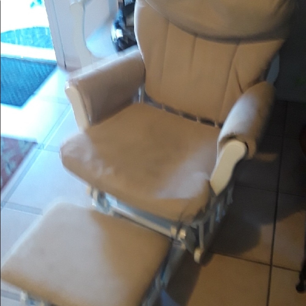 Glider and ottoman